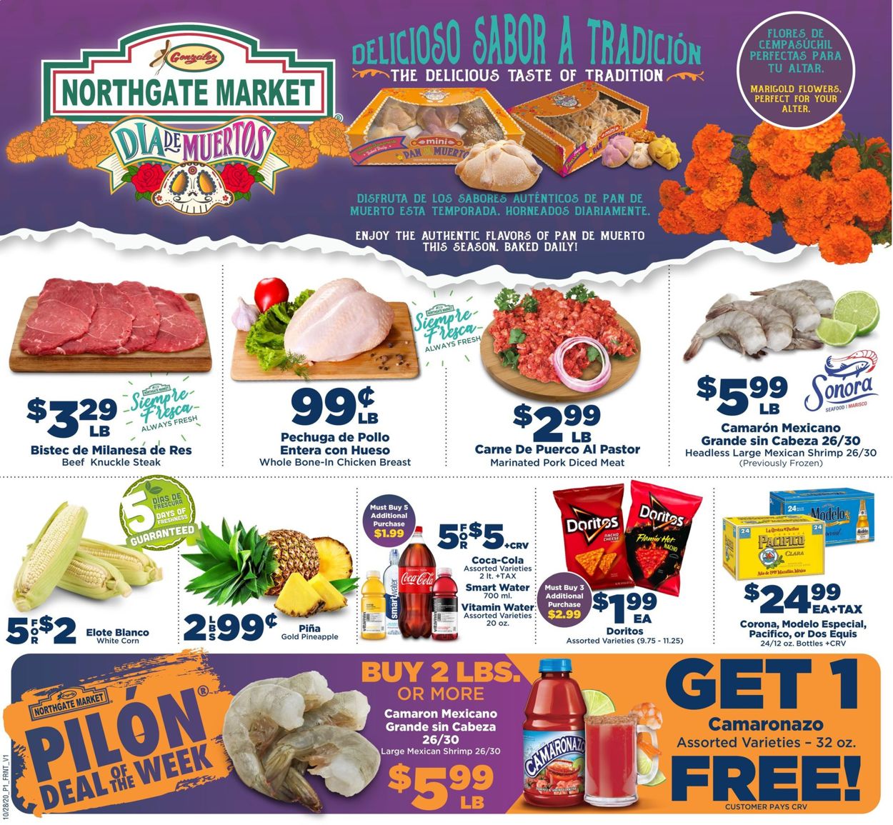 Northgate Market Ad from 10/28/2020
