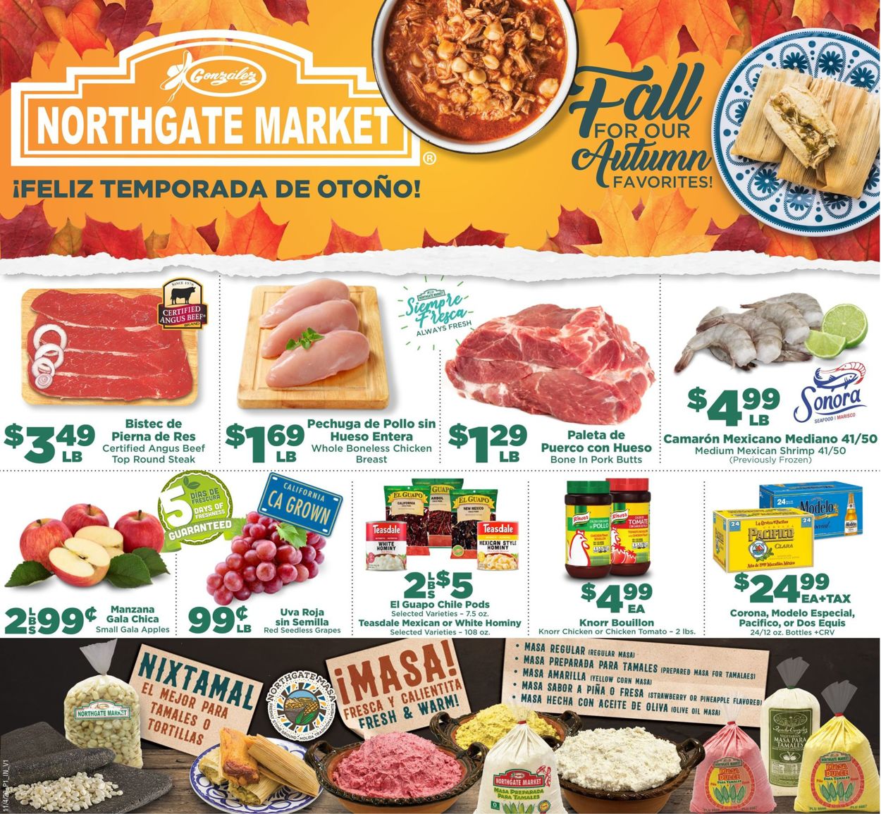 Northgate Market Ad from 11/04/2020
