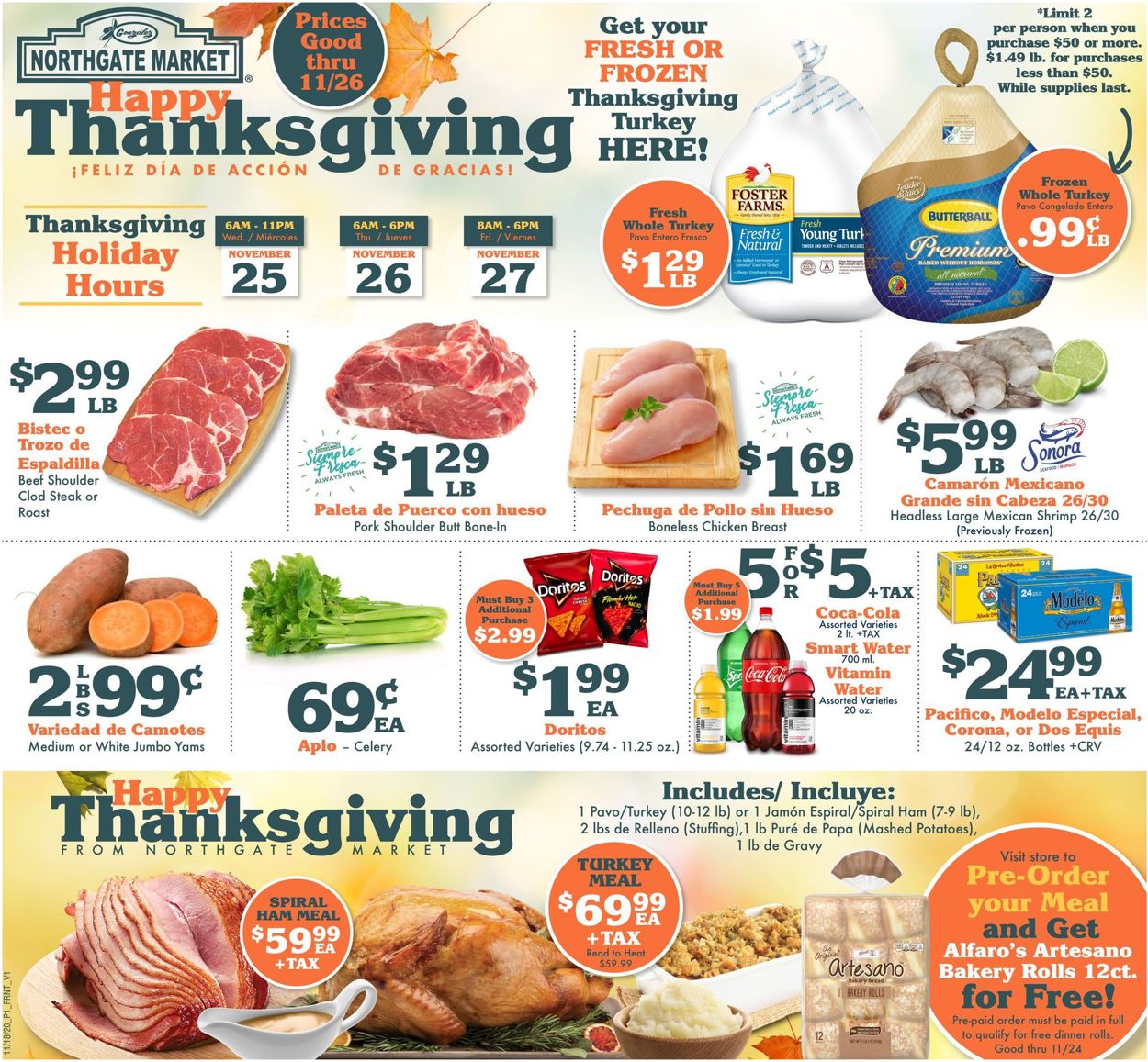 Northgate Market Ad from 11/18/2020