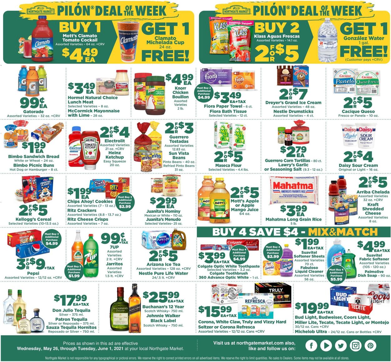 Northgate Market Ad from 05/26/2021