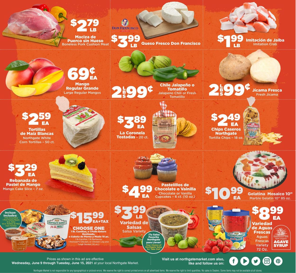 Northgate Market Ad from 06/09/2021