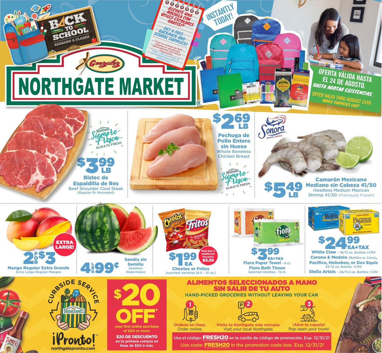 Northgate Market Ad from 08/18/2021
