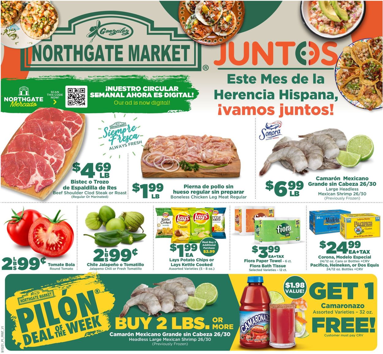 Northgate Market Ad from 09/15/2021