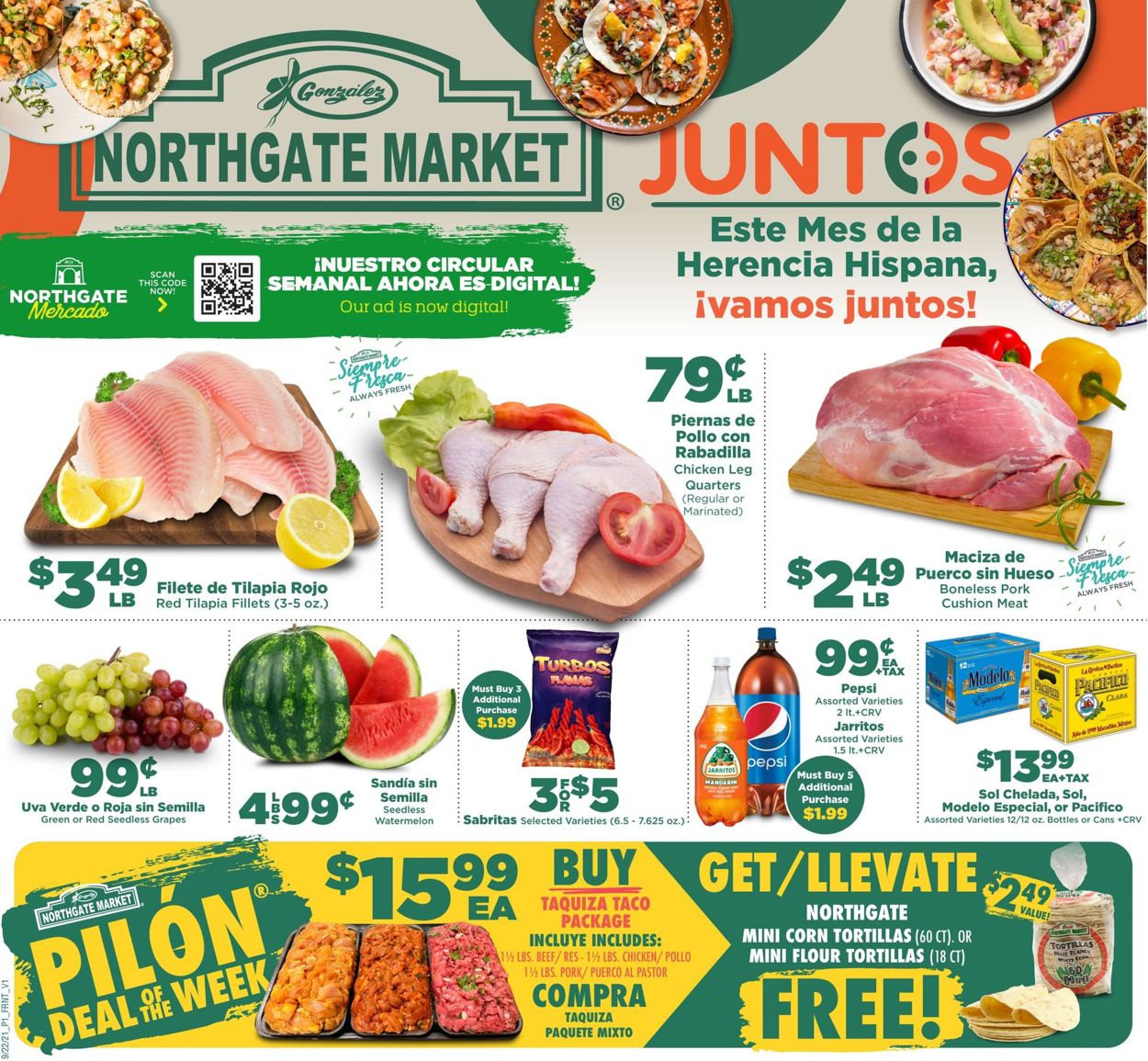 Northgate Market Ad from 09/22/2021