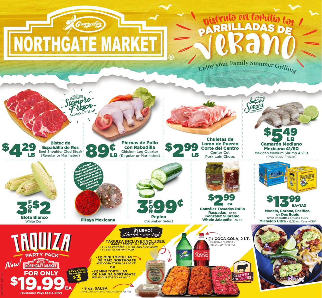 Northgate Market Ad from 05/11/2022