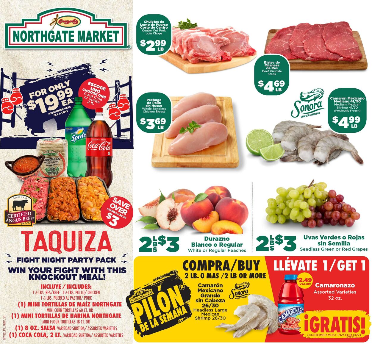 Northgate Market Ad from 09/07/2022