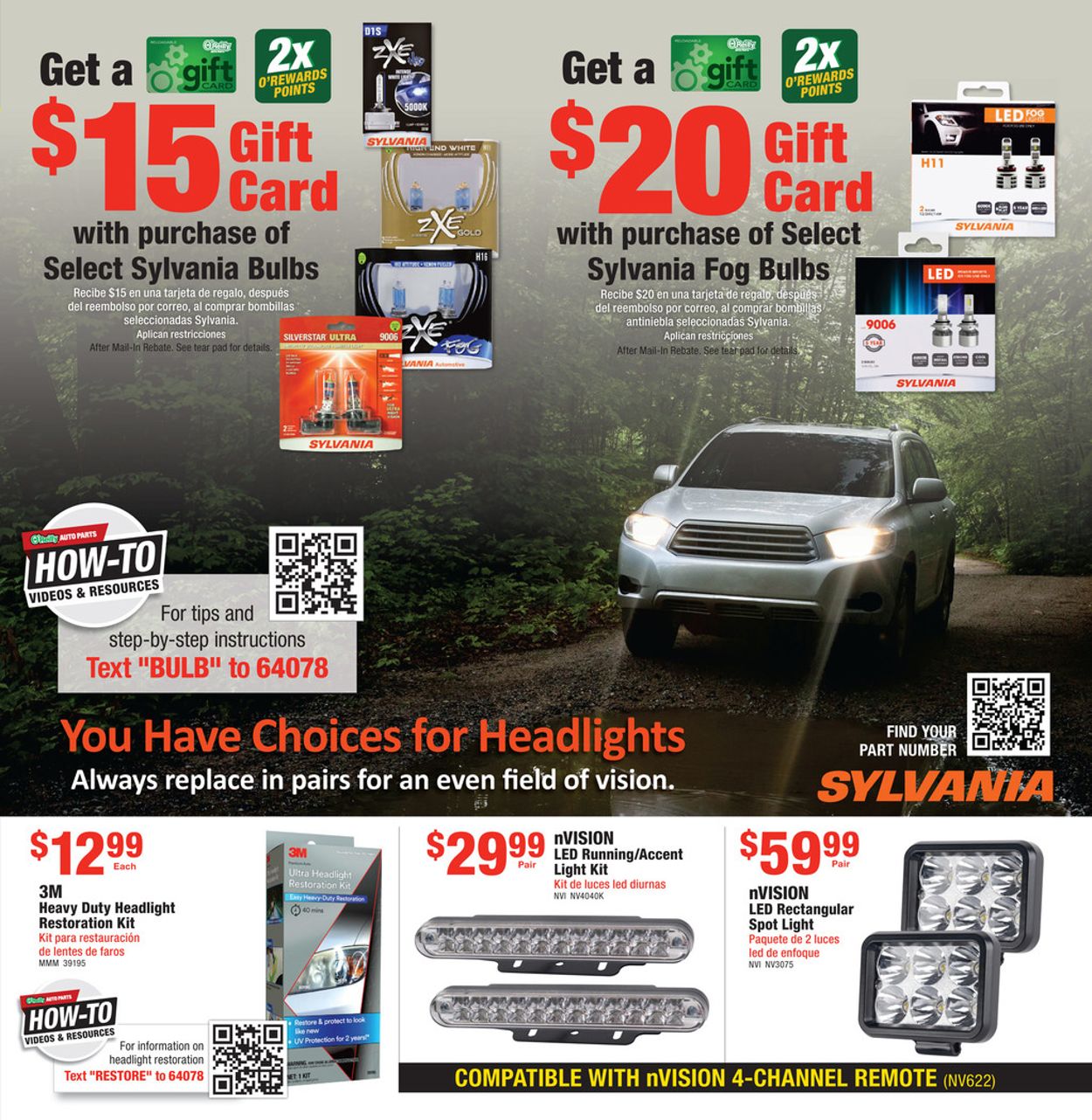 O'Reilly Auto Parts Ad from 10/27/2021