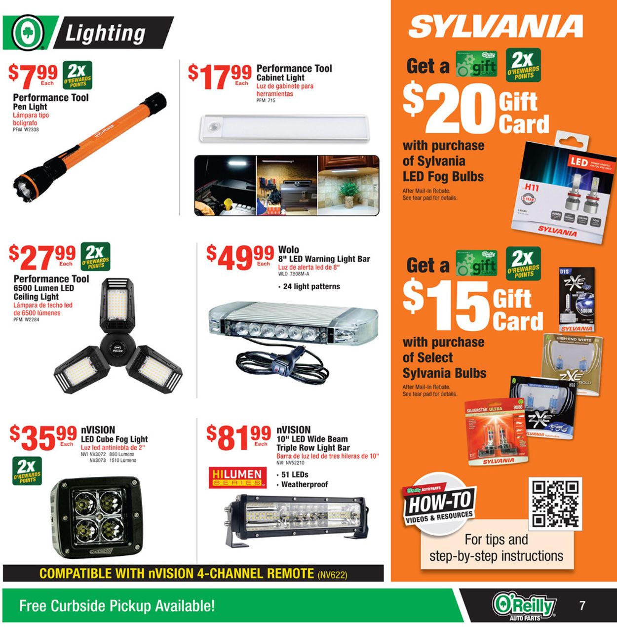 O'Reilly Auto Parts Ad from 11/24/2021