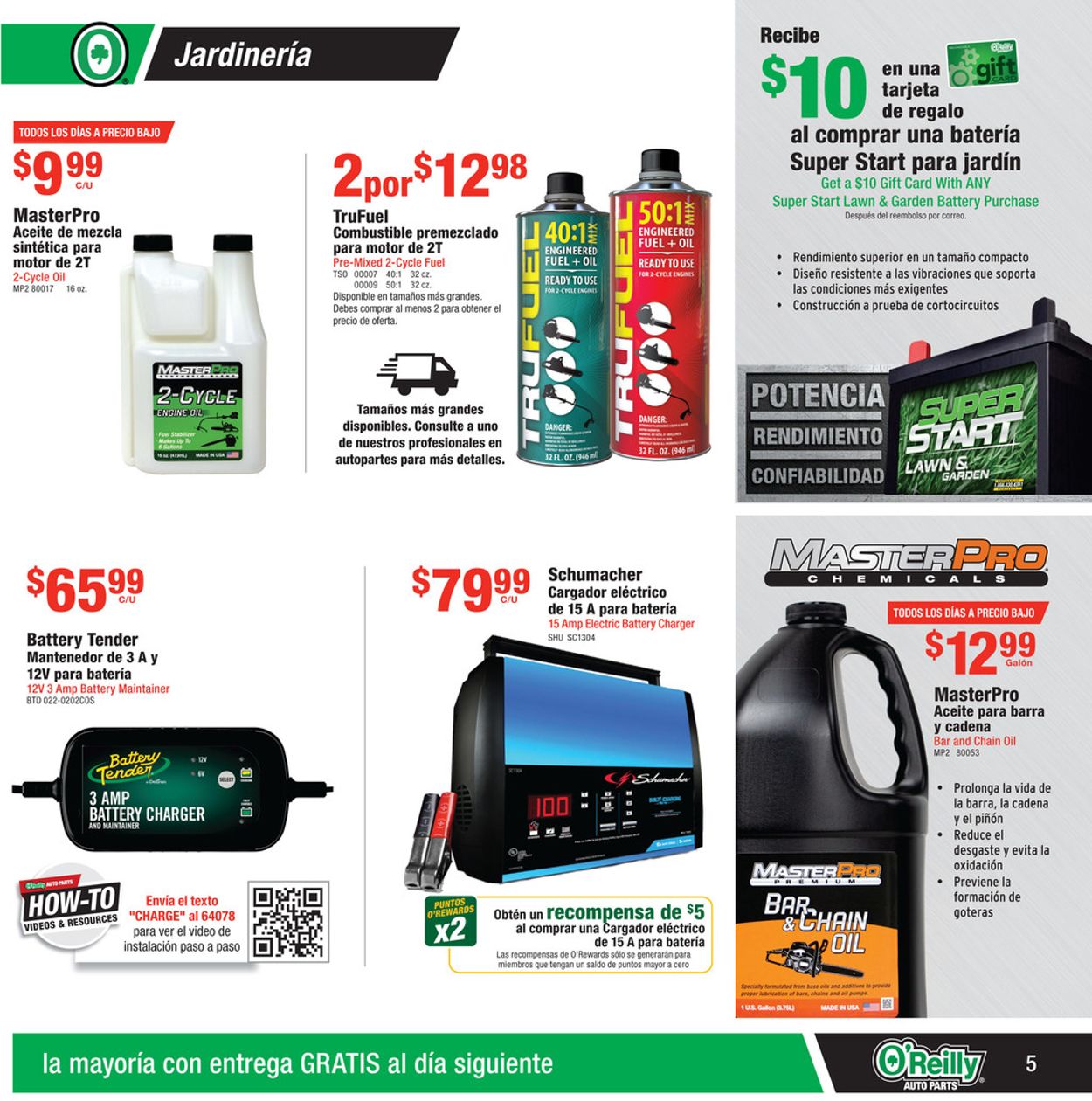 O'Reilly Auto Parts Ad from 03/30/2022