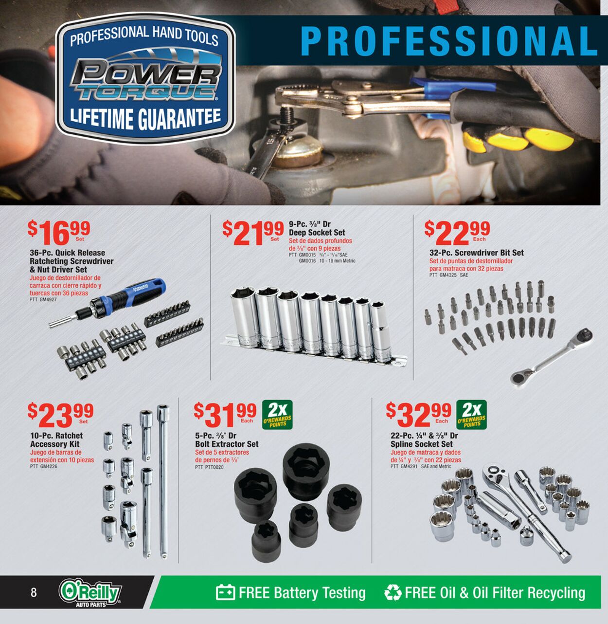 O'Reilly Auto Parts Ad from 12/28/2022