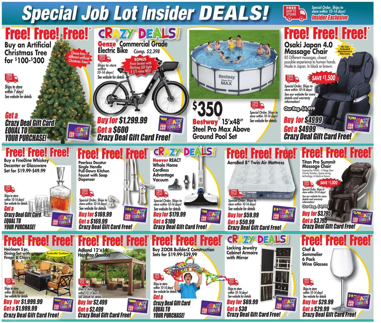 Ocean State Job Lot Ad from 12/03/2020