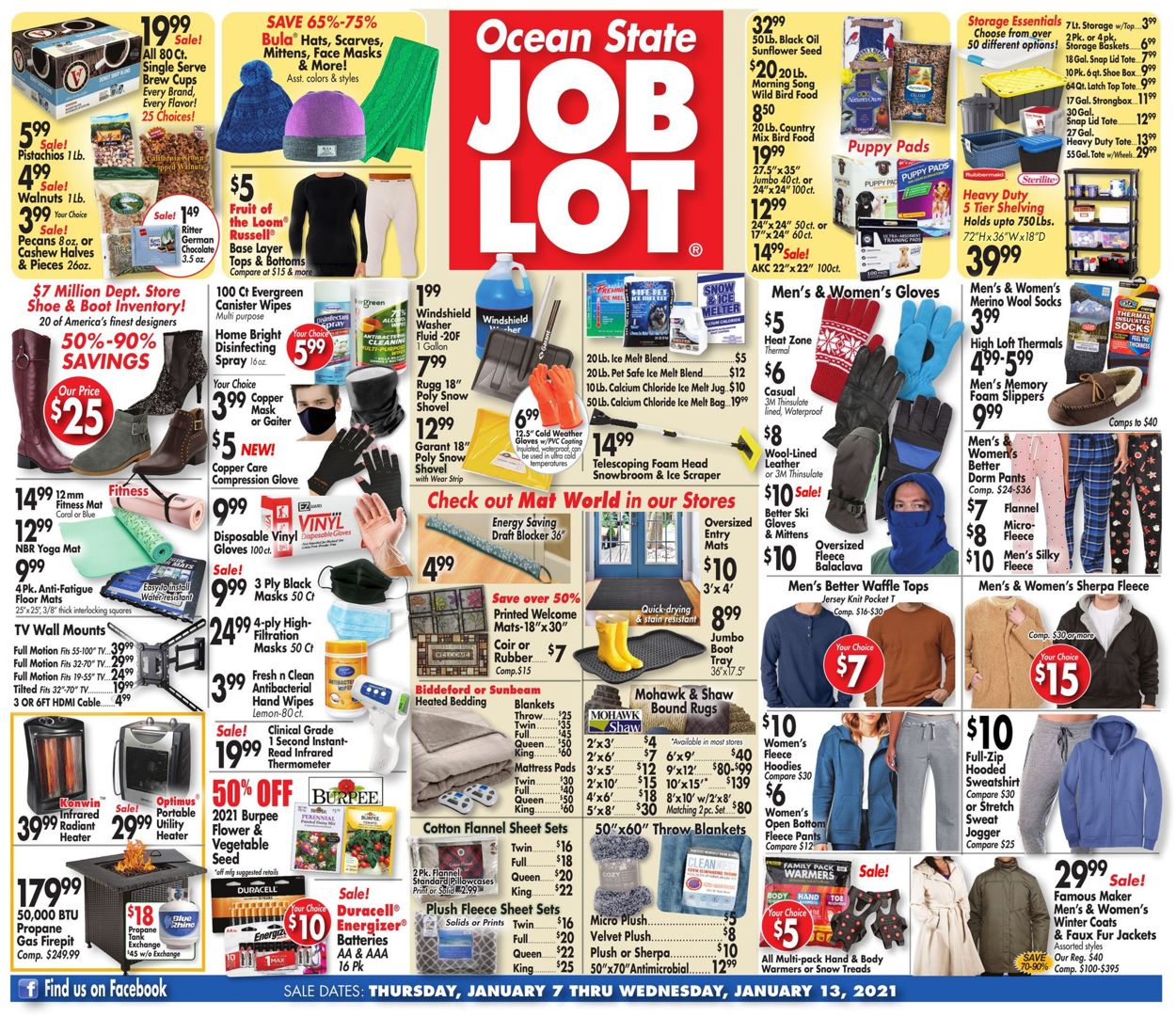 Ocean State Job Lot Ad from 01/07/2021
