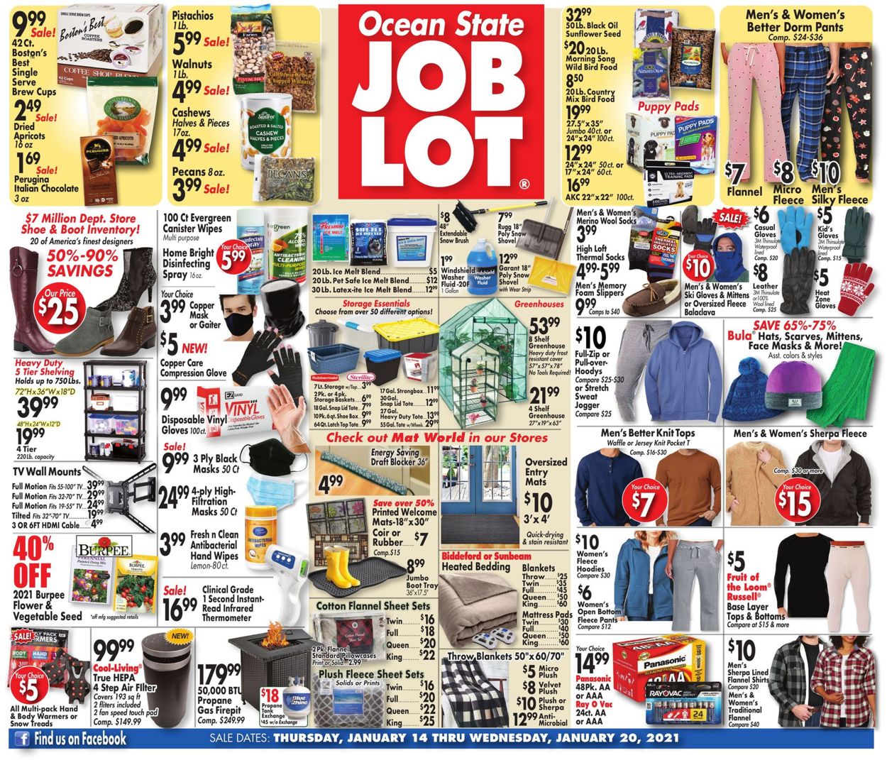 Ocean State Job Lot Ad from 01/14/2021