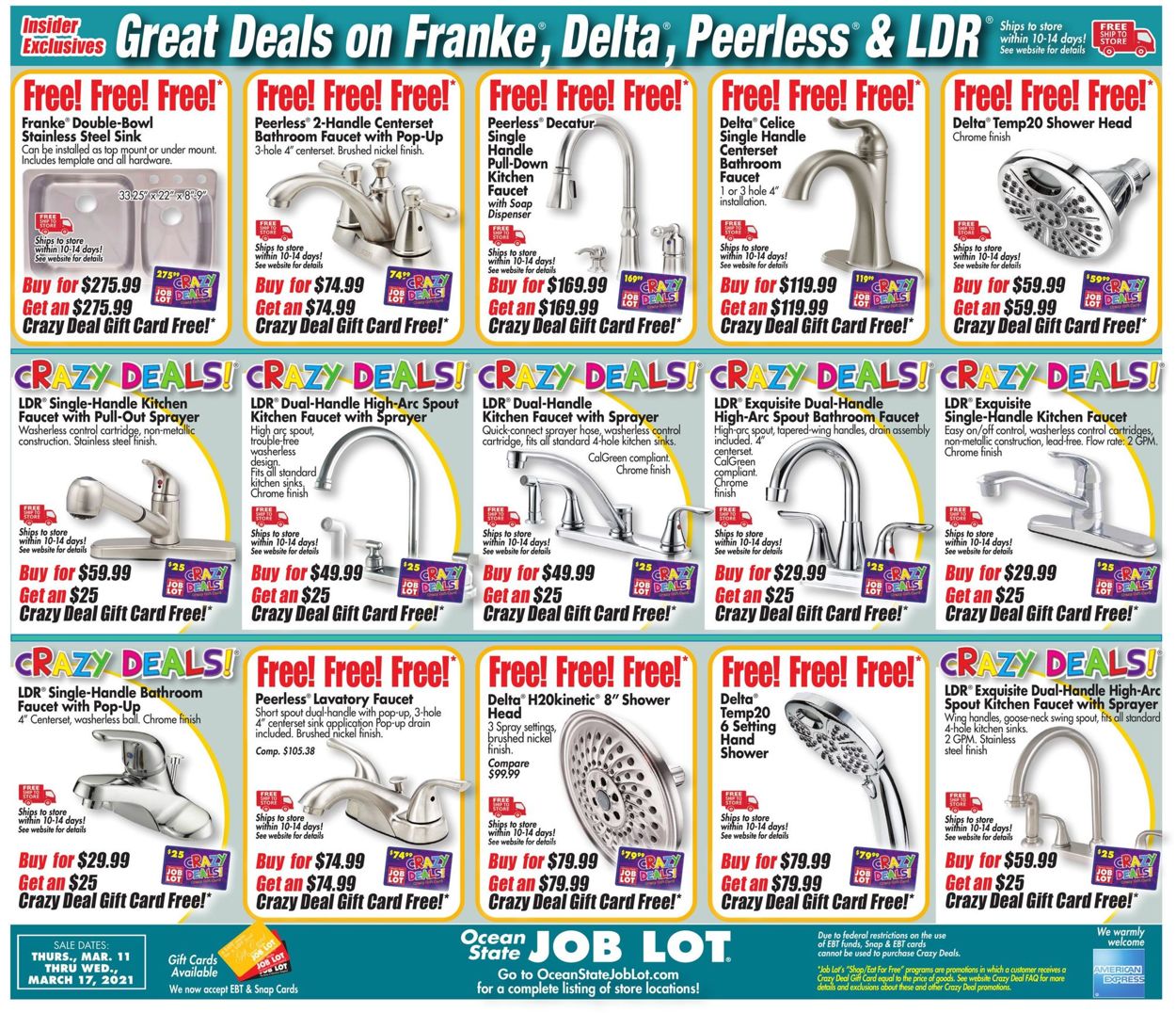 Ocean State Job Lot Ad from 03/11/2021