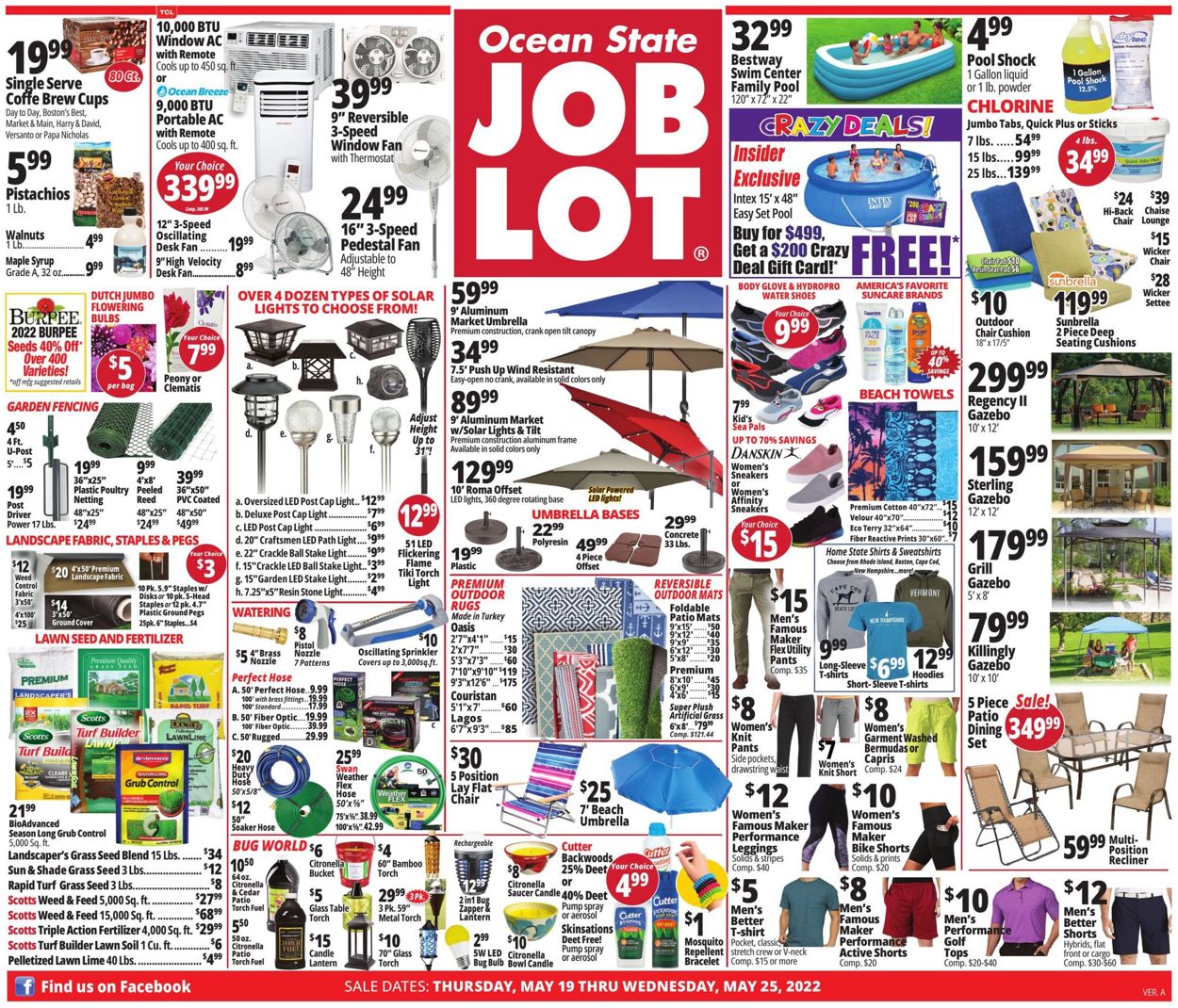 Ocean State Job Lot Ad from 05/19/2022