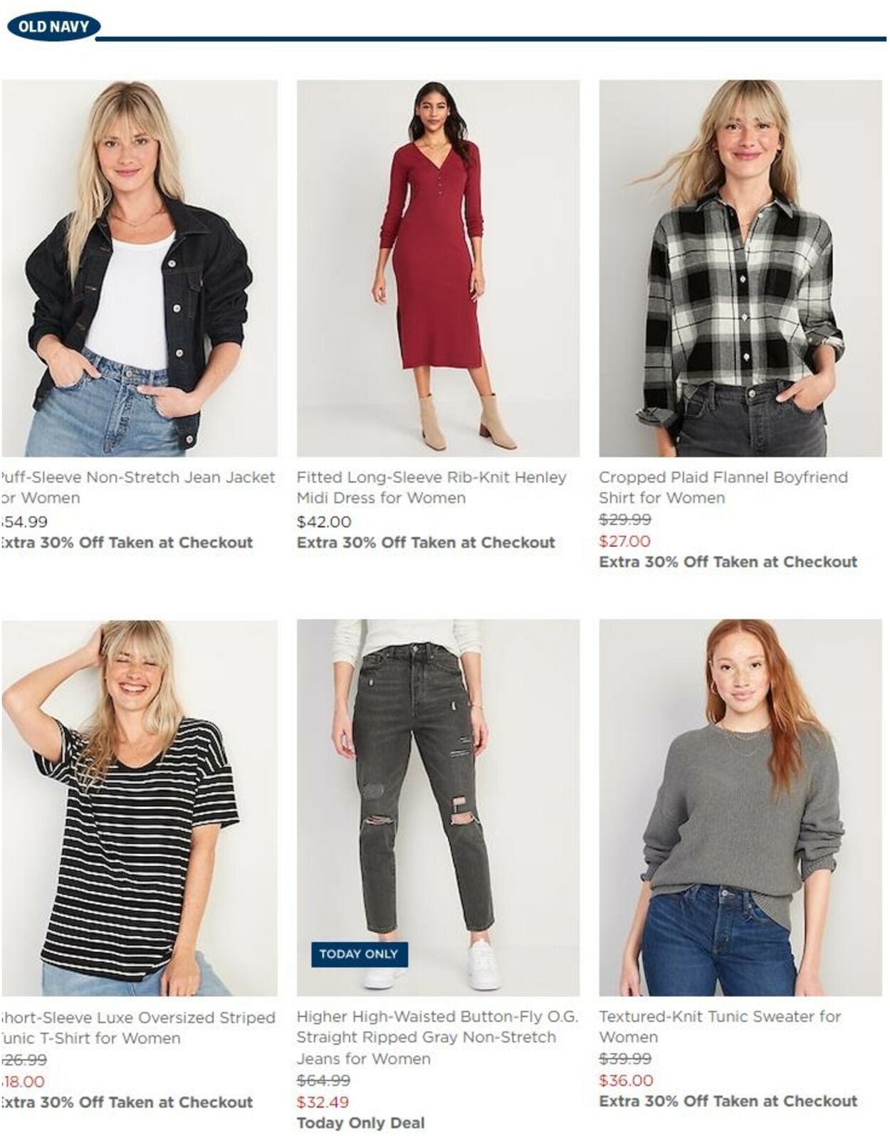 Old Navy Ad from 09/27/2022