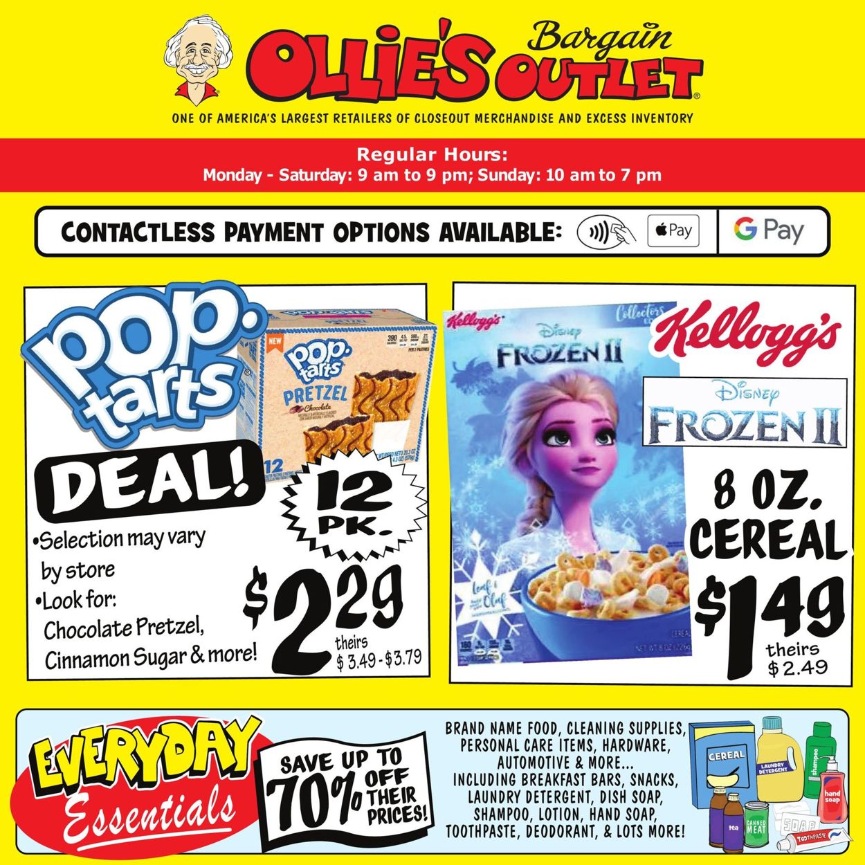 Ollie's Ad from 08/06/2020