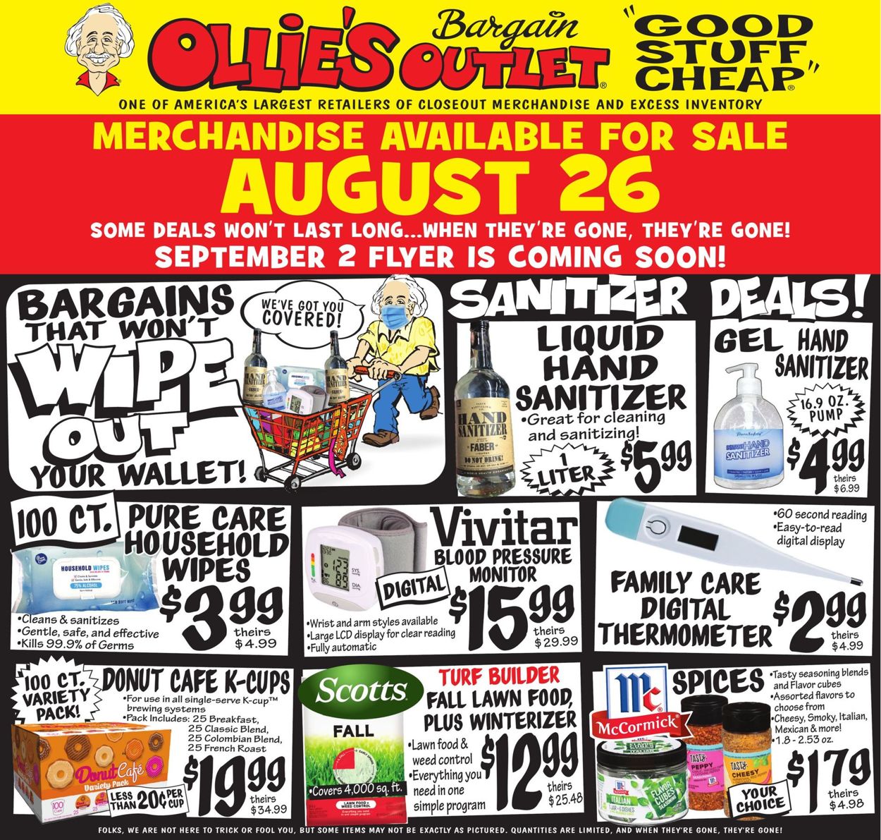 Ollie's Ad from 08/26/2020