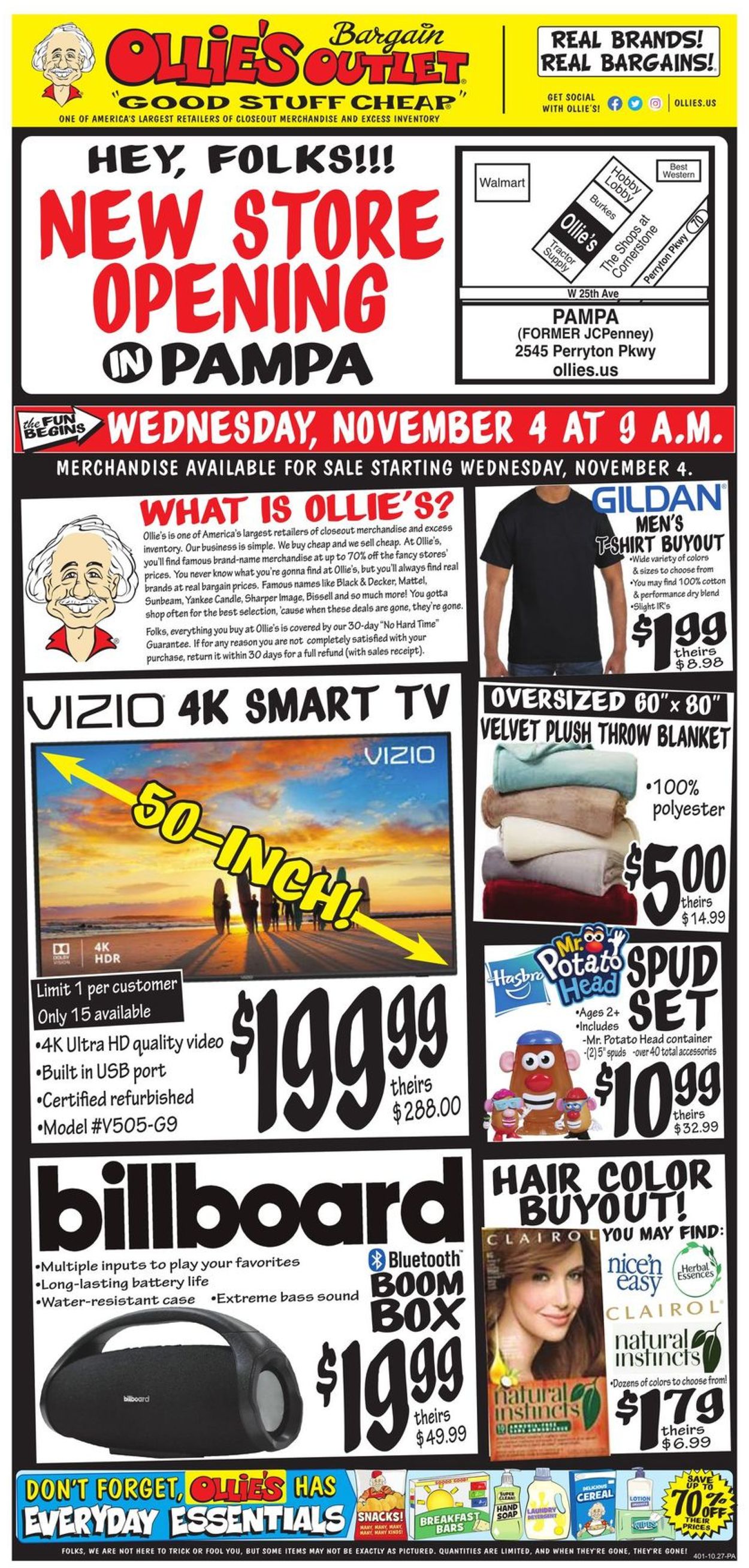 Ollie's Ad from 11/04/2020