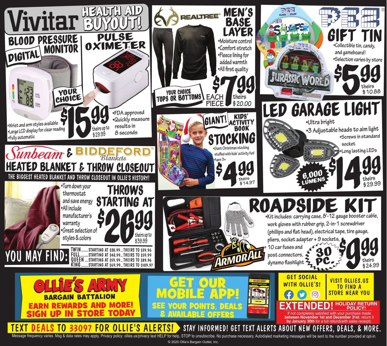 Ollie's Ad from 12/03/2020