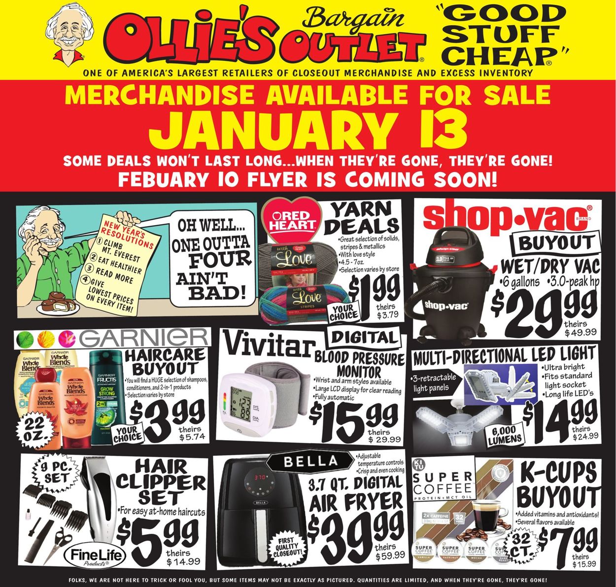 Ollie's Ad from 01/13/2021