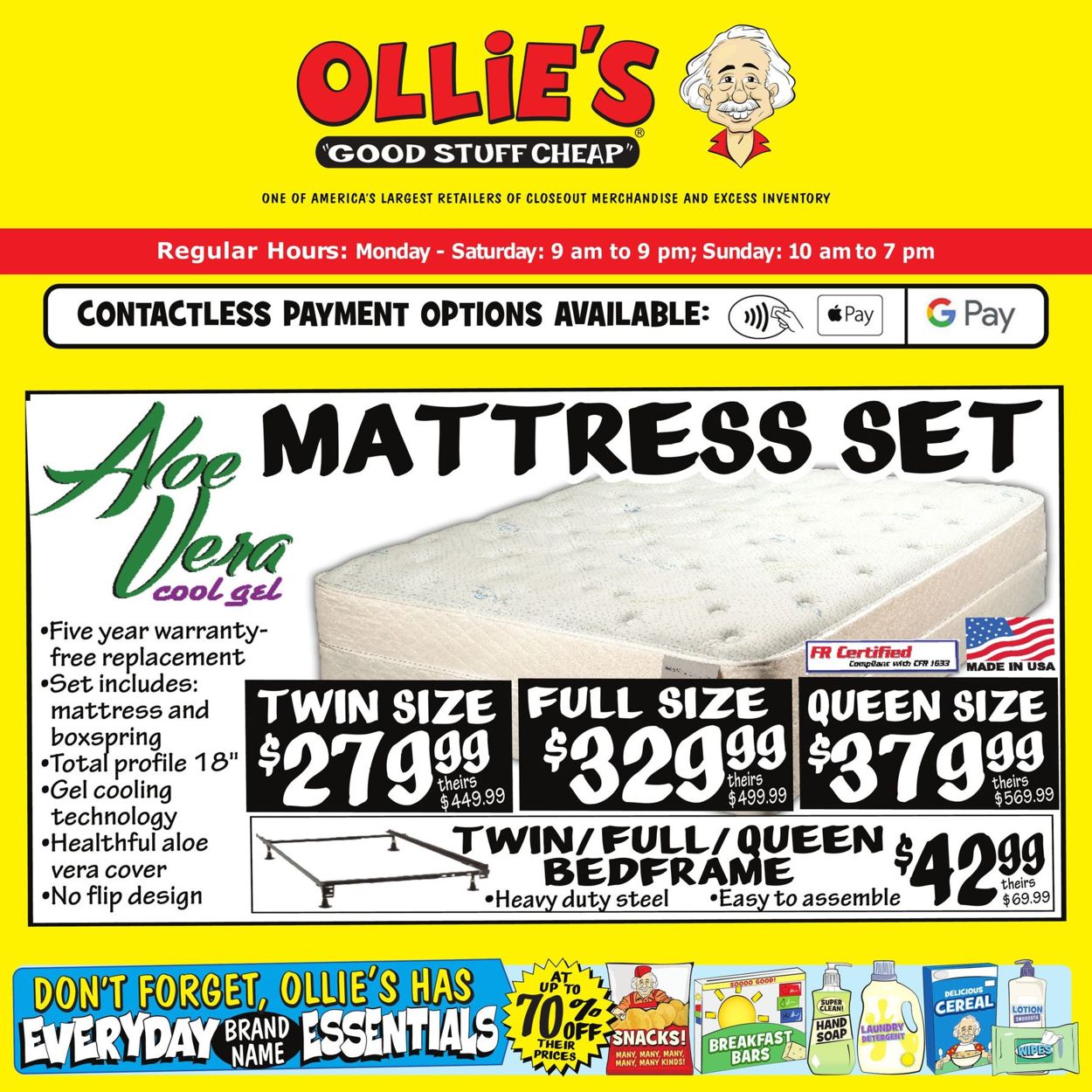 Ollie's Ad from 08/05/2021