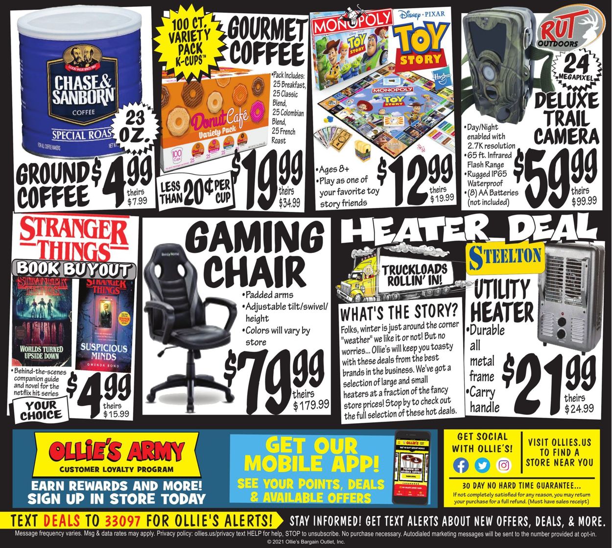 Ollie's Ad from 10/21/2021