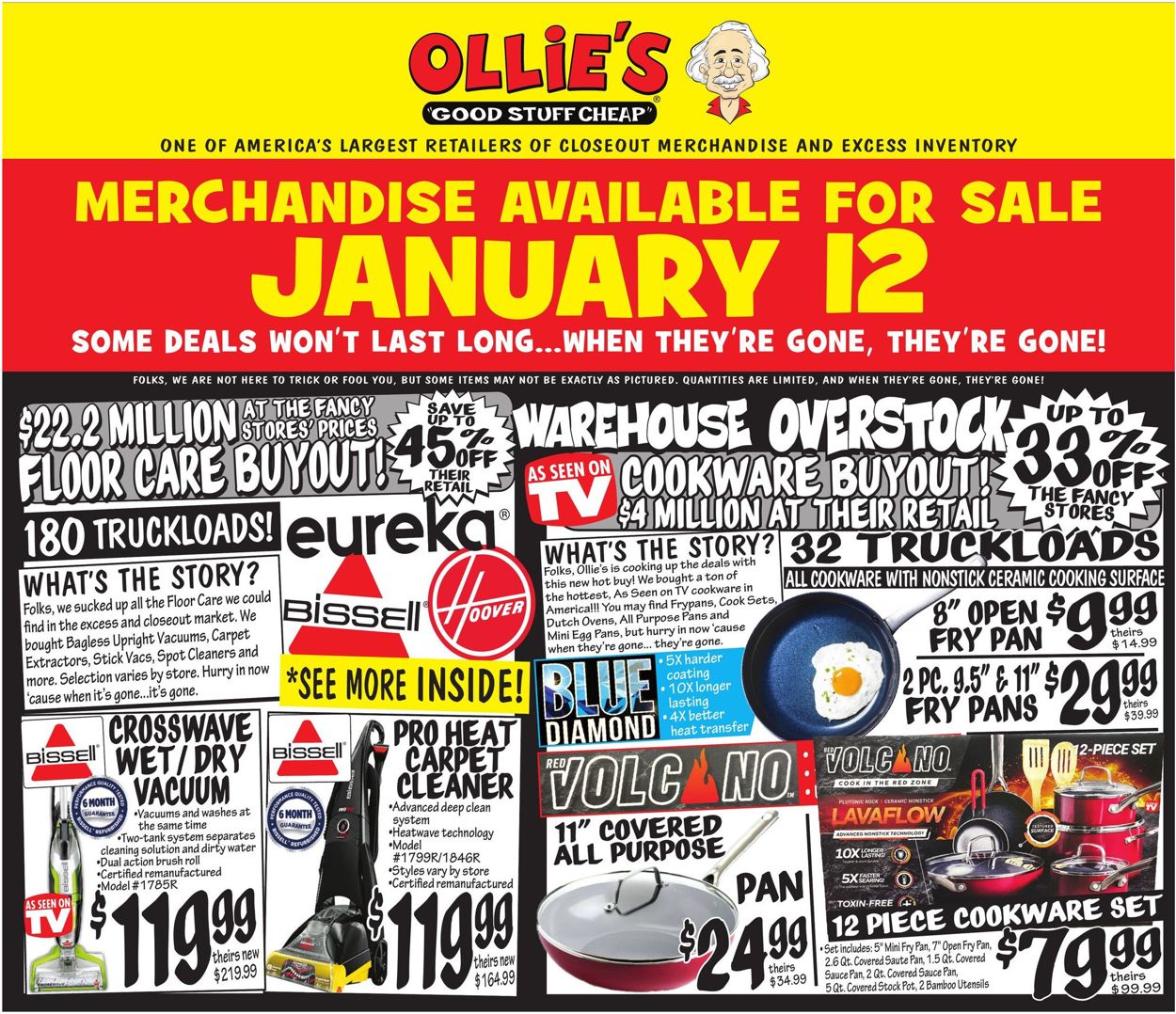 Ollie's Ad from 01/12/2022