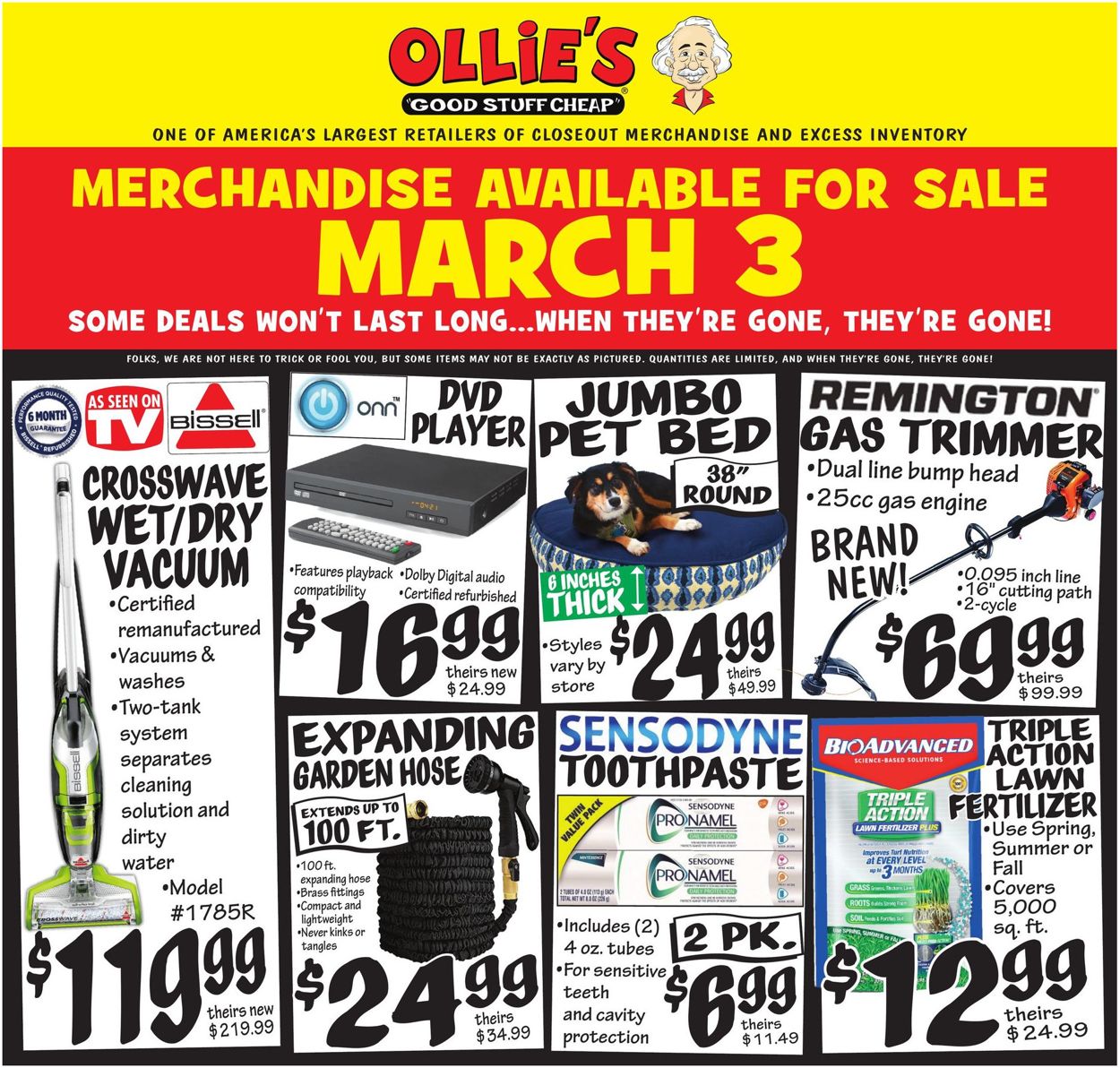 Ollie's Ad from 03/03/2022
