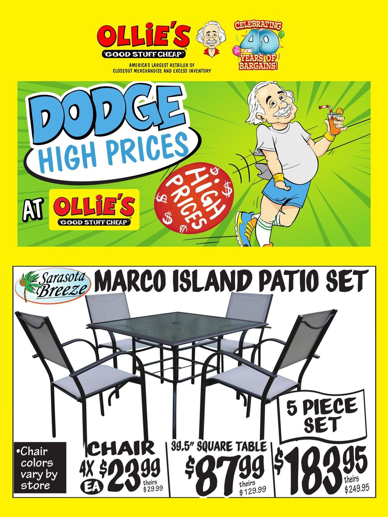 Ollie's Ad from 05/07/2022