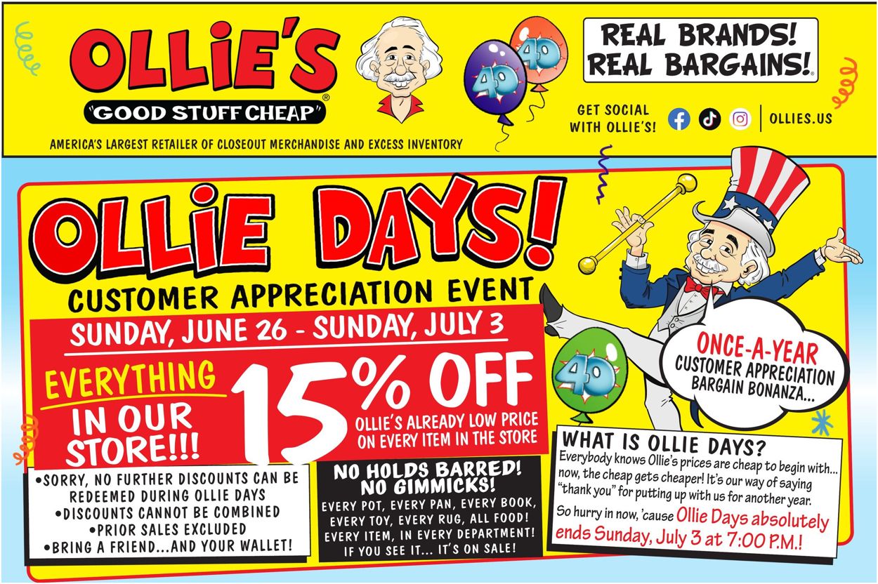 Ollie's Ad from 06/24/2022