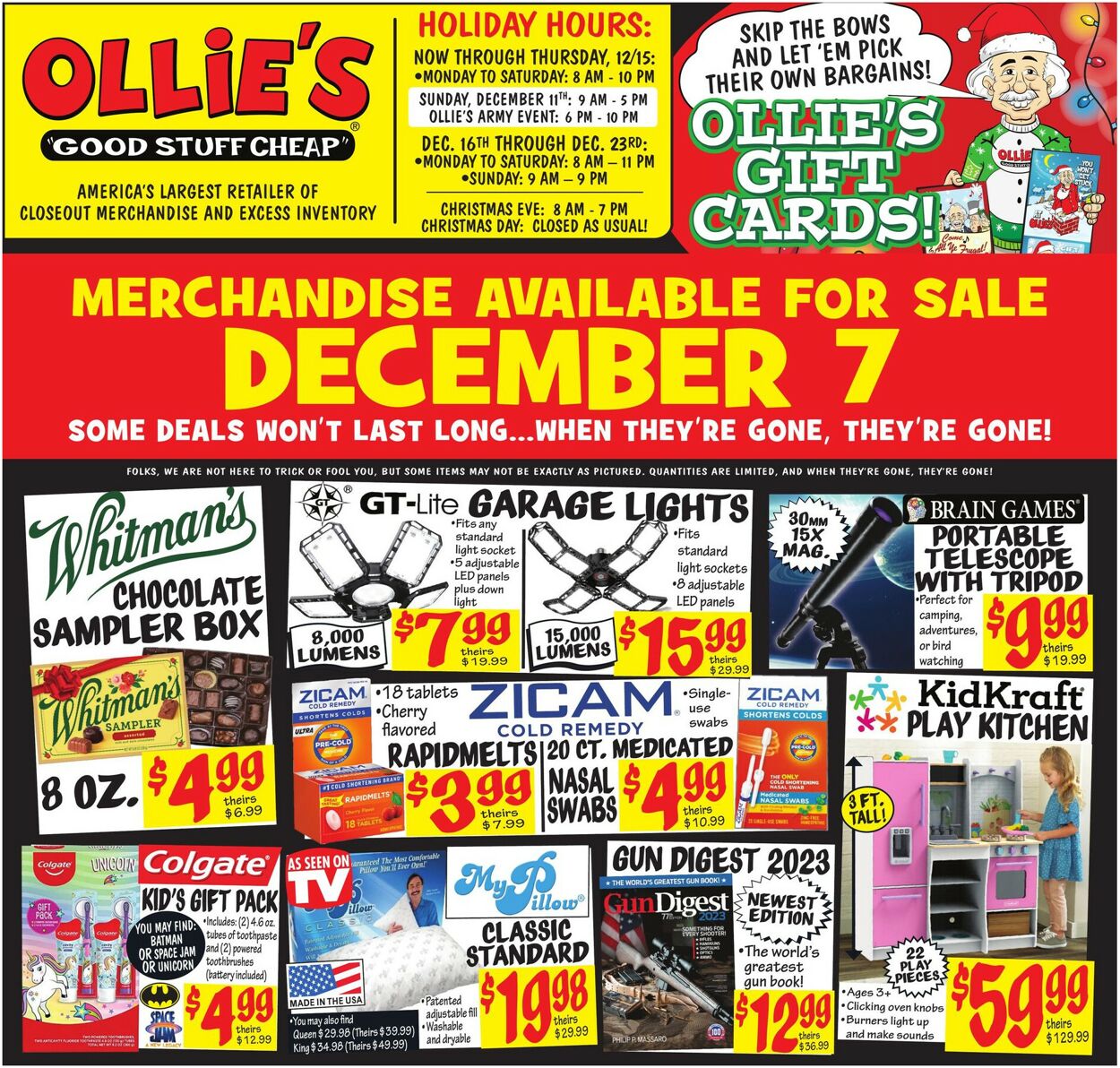 Ollie's Ad from 12/07/2022