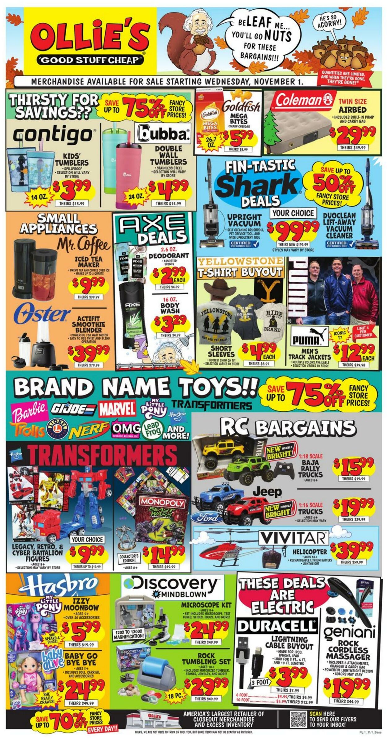 Ollie's Ad from 11/01/2023