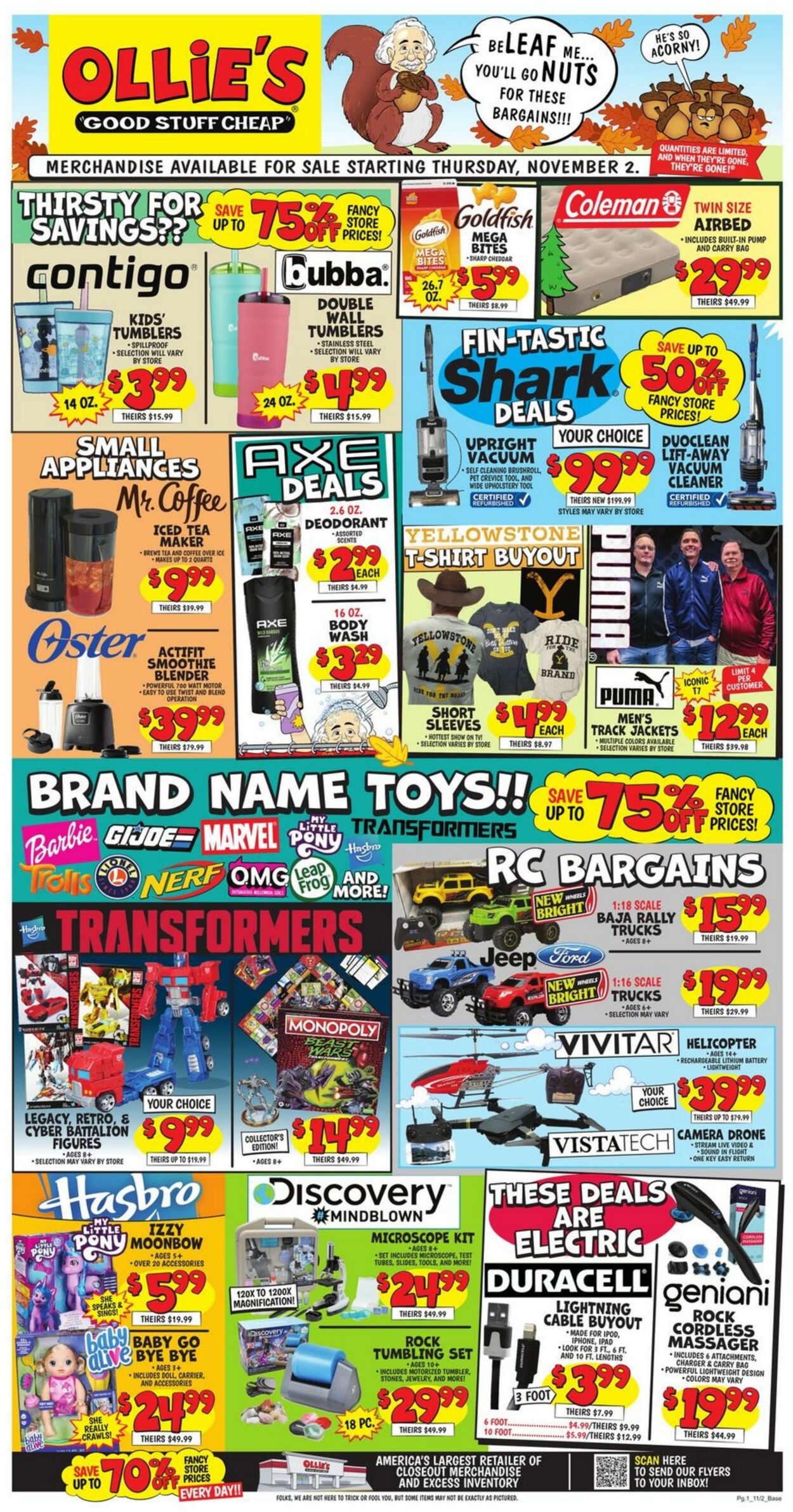 Ollie's Ad from 11/02/2023