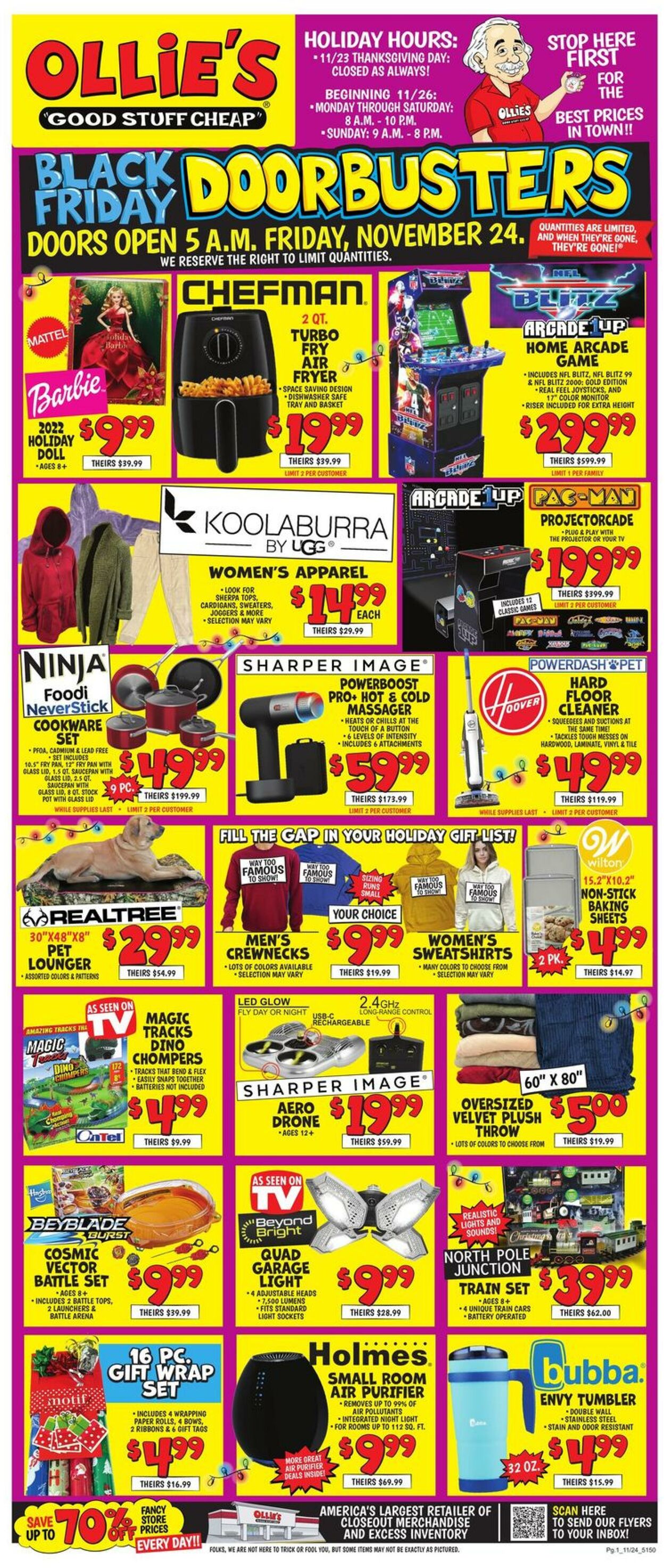 Ollie's Ad from 11/24/2023