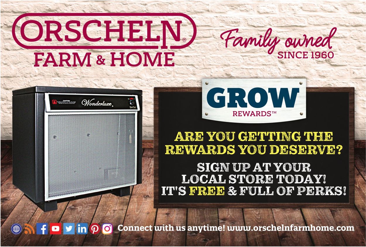 Orscheln Farm and Home Ad from 09/05/2019