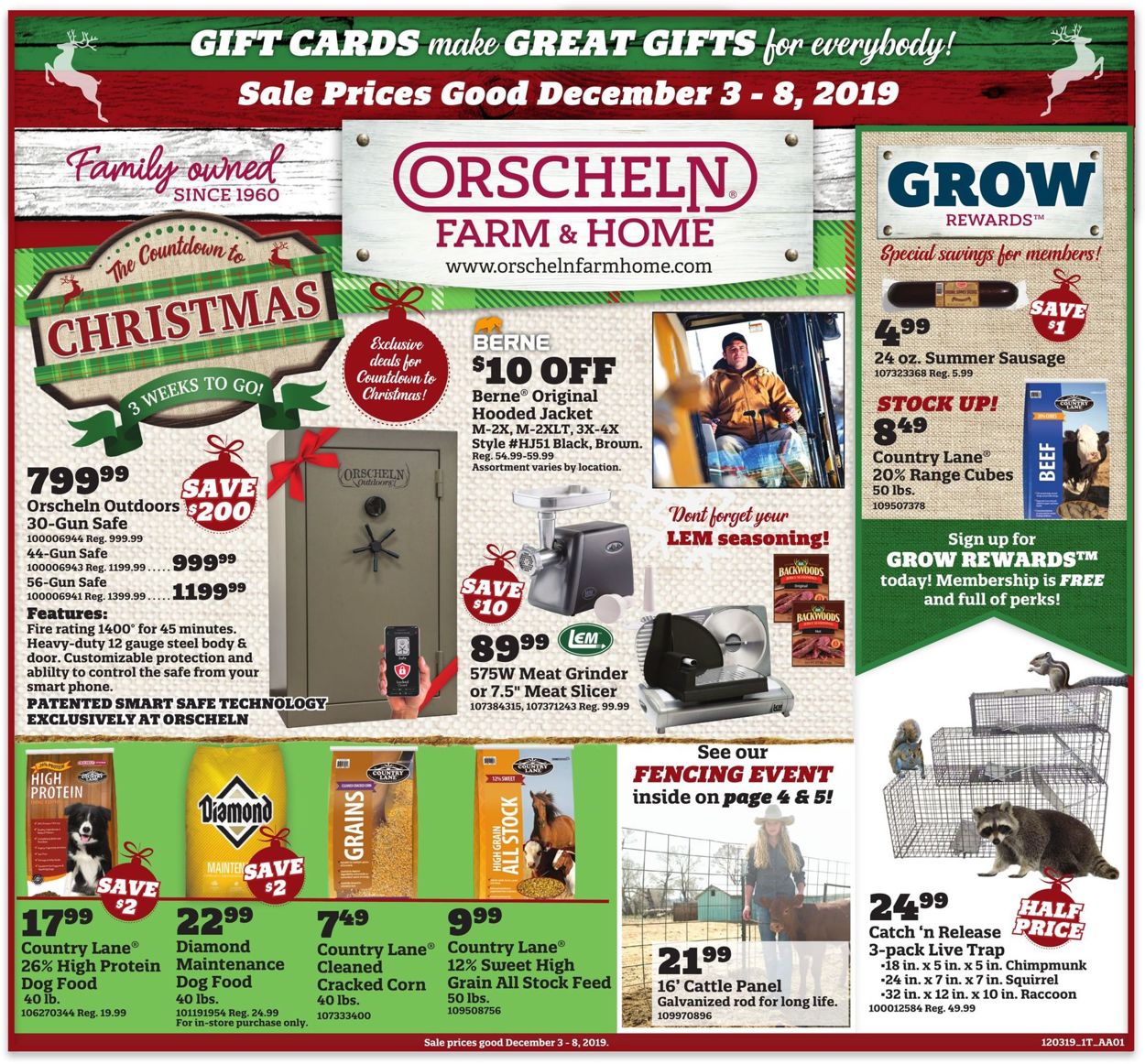 Orscheln Farm and Home Ad from 12/03/2019
