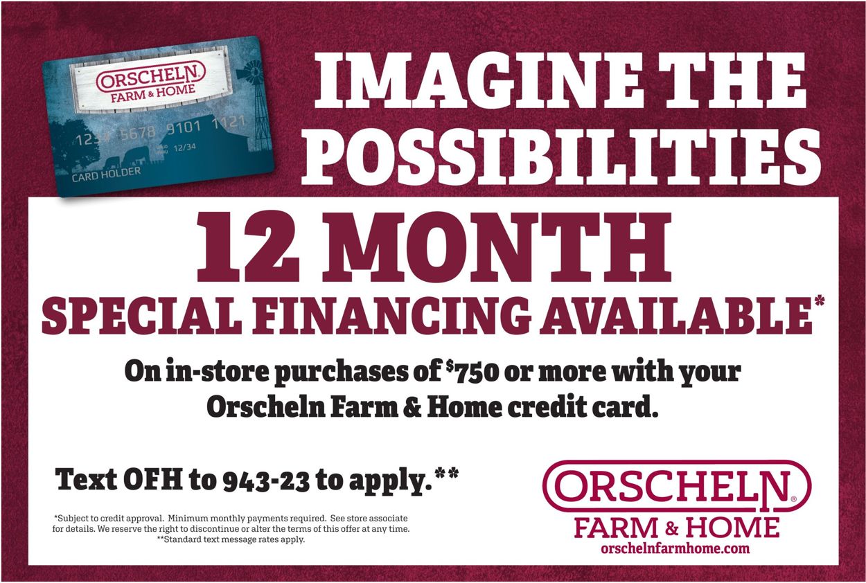 Orscheln Farm and Home Ad from 02/16/2020