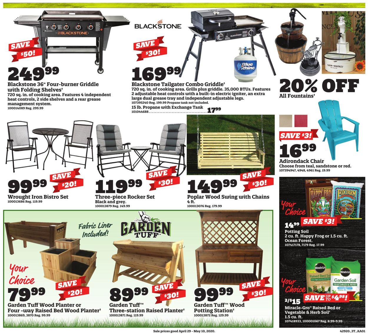 Orscheln Farm and Home Ad from 04/29/2020