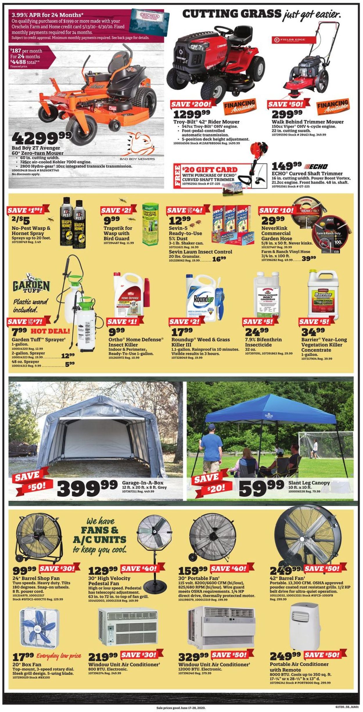 Orscheln Farm and Home Ad from 06/17/2020