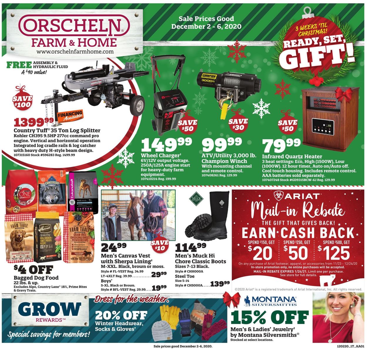 Orscheln Farm and Home Ad from 12/02/2020