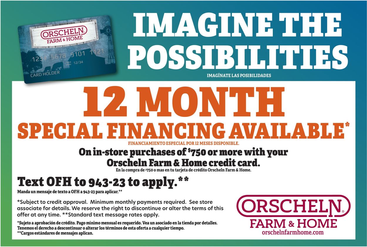 Orscheln Farm and Home Ad from 02/03/2021