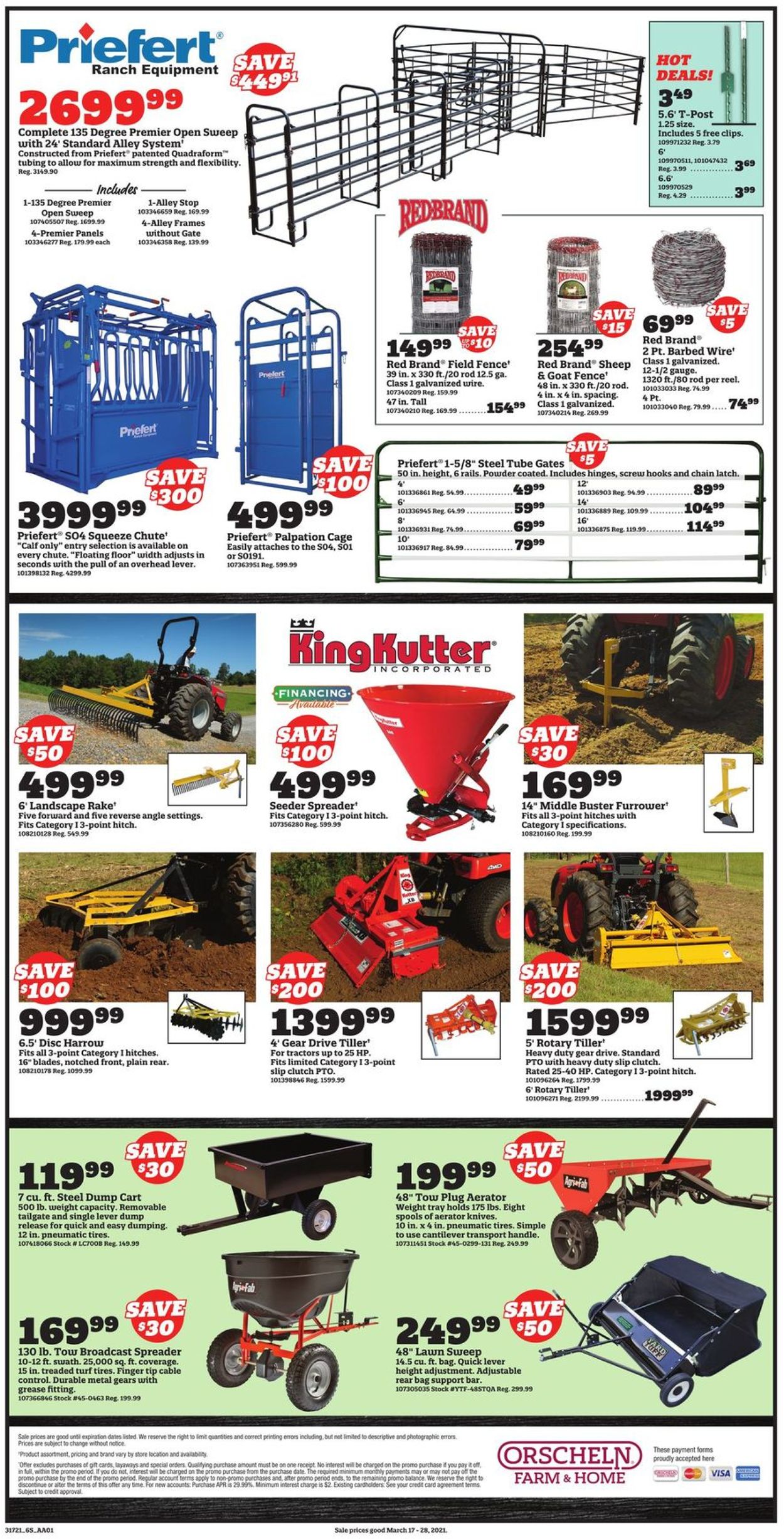 Orscheln Farm and Home Ad from 03/17/2021