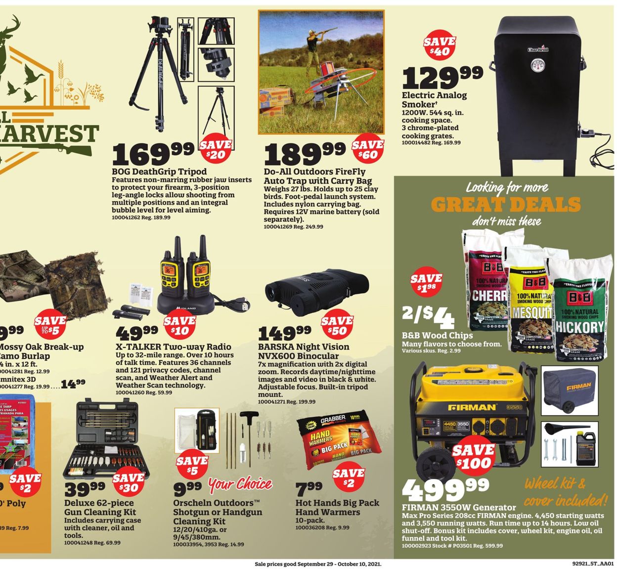 Orscheln Farm and Home Ad from 09/29/2021