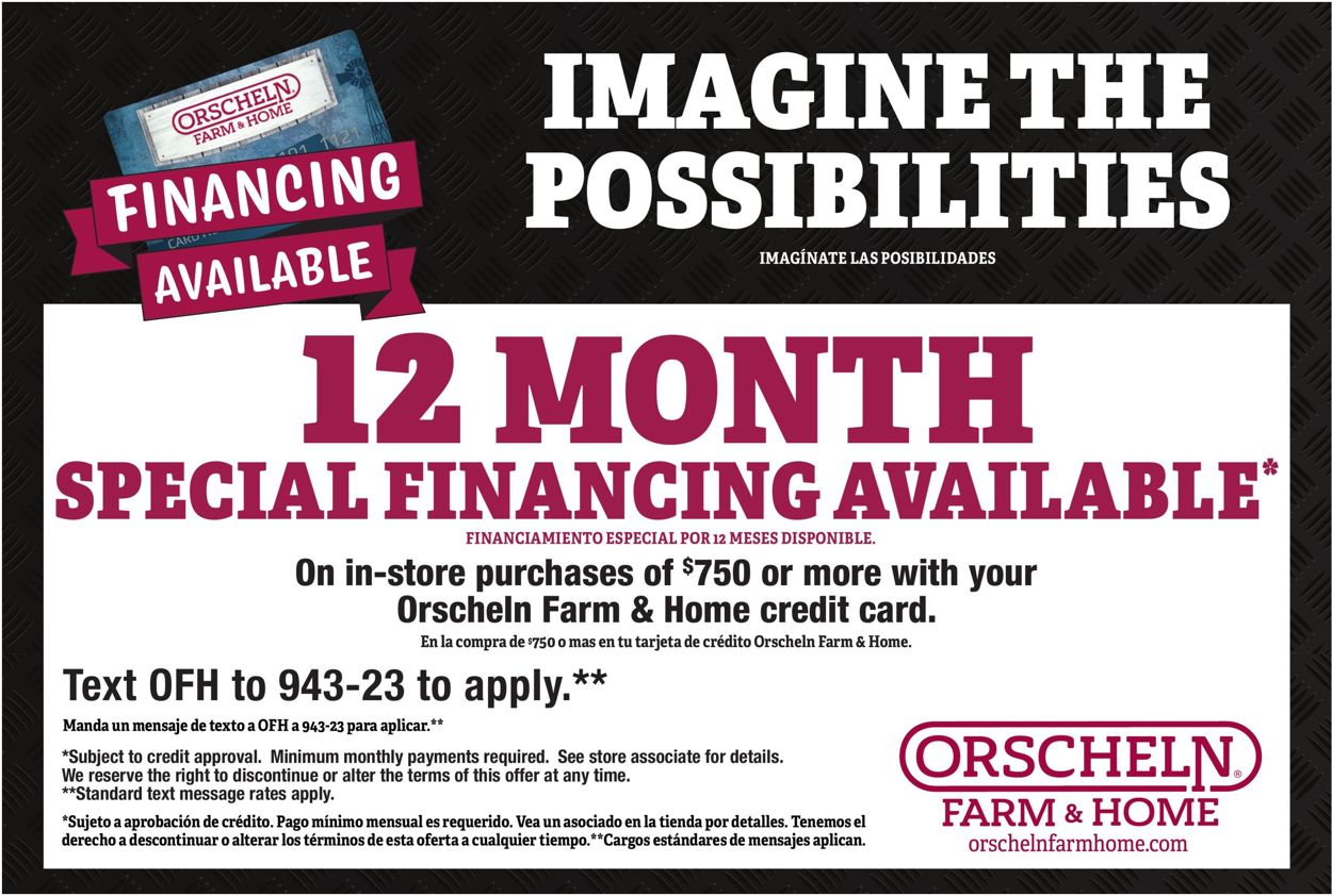 Orscheln Farm and Home Ad from 01/28/2022