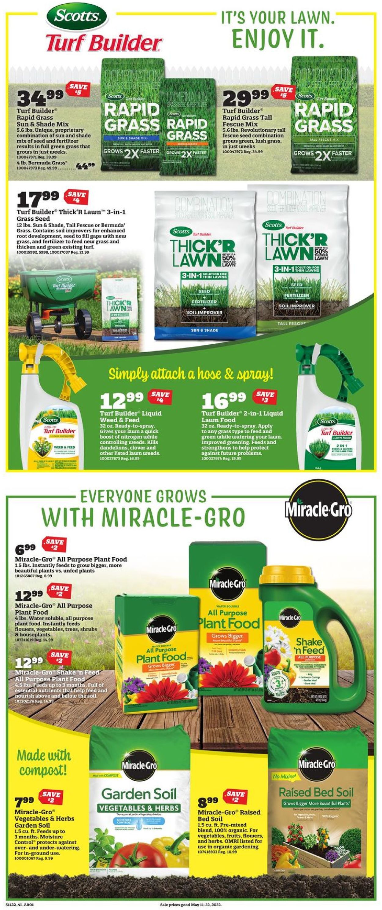 Orscheln Farm and Home Ad from 05/11/2022