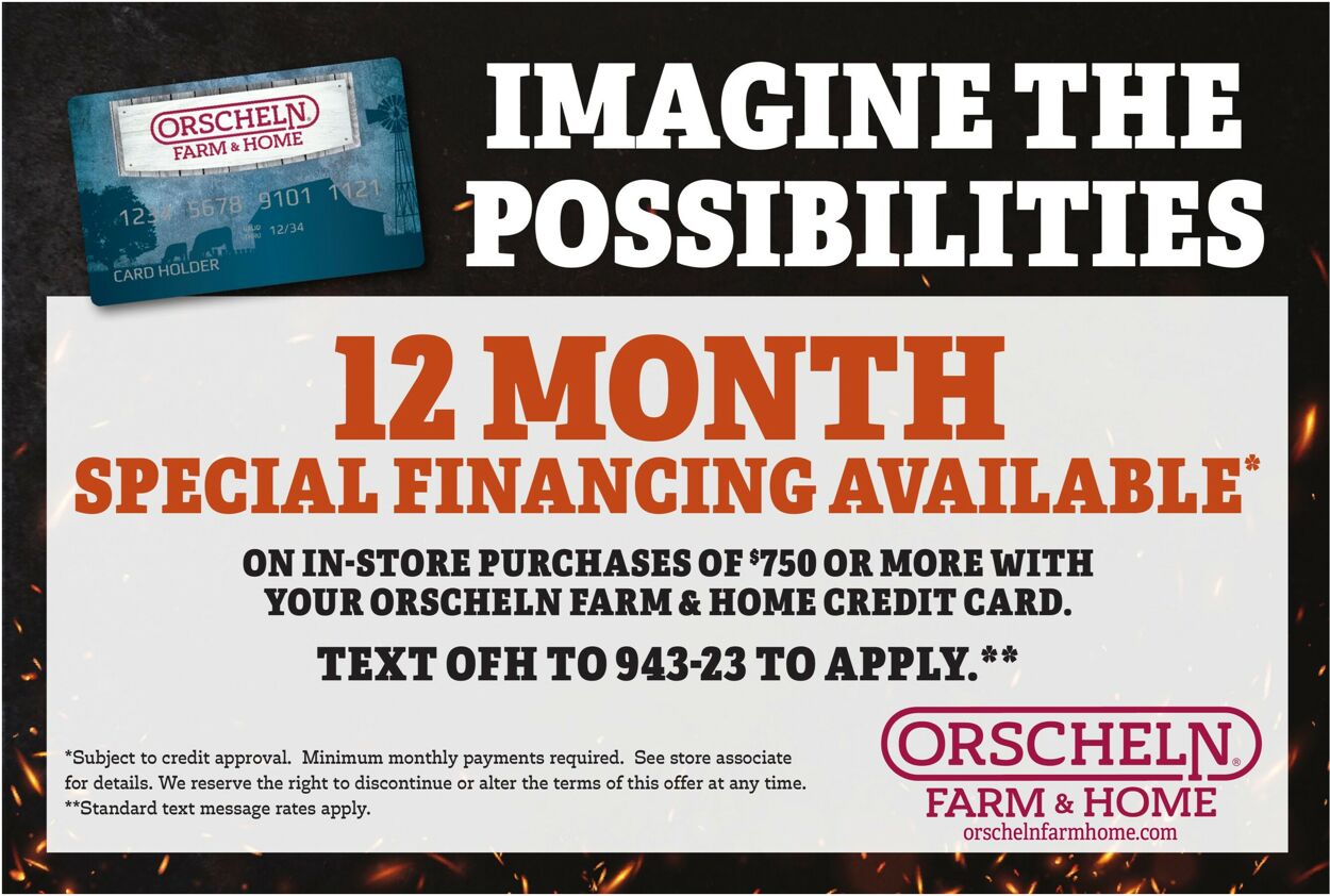 Orscheln Farm and Home Ad from 10/01/2022
