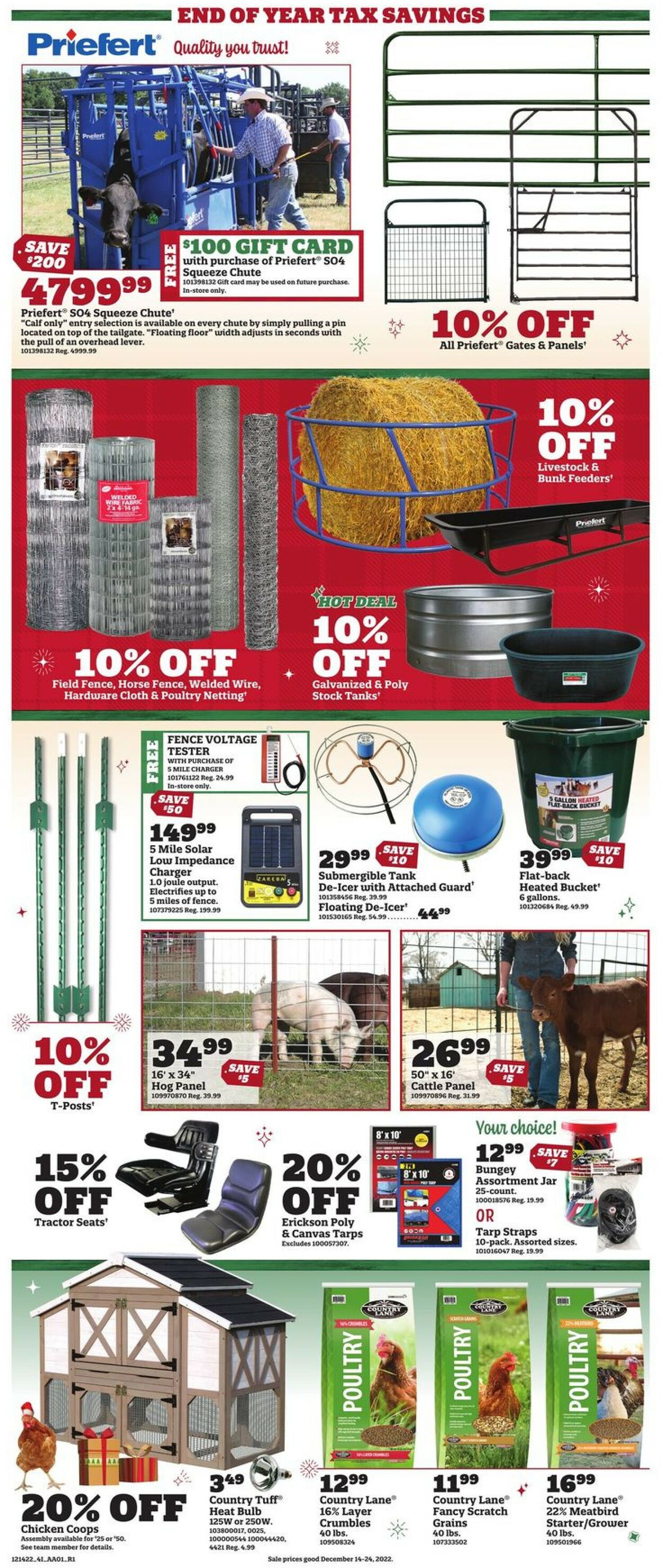 Orscheln Farm and Home Ad from 12/14/2022