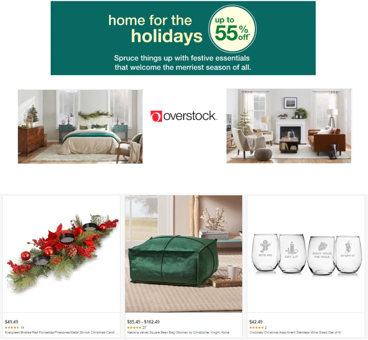 Overstock Ad from 11/24/2020