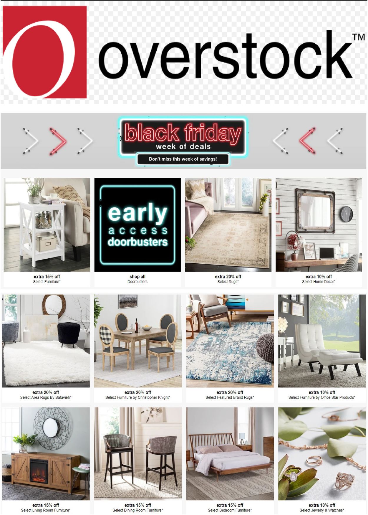 Overstock Ad from 11/25/2020